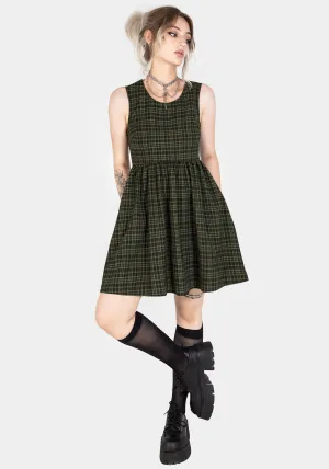 Playful Fashion Sabine Check Mini Skater Dress