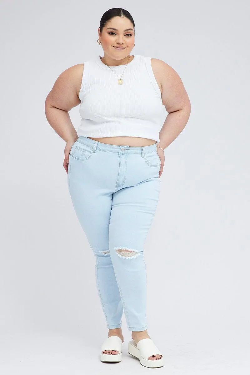 Denim Skinny Jeans High Rise Holiday Vibes Date Night Lightweight