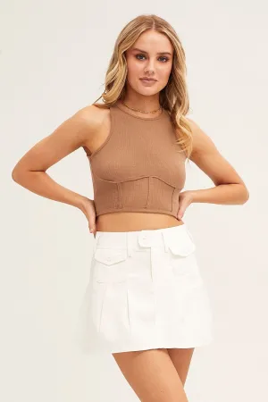 White Pleated Tennis Skirt Teen Fashion Timeless Wear