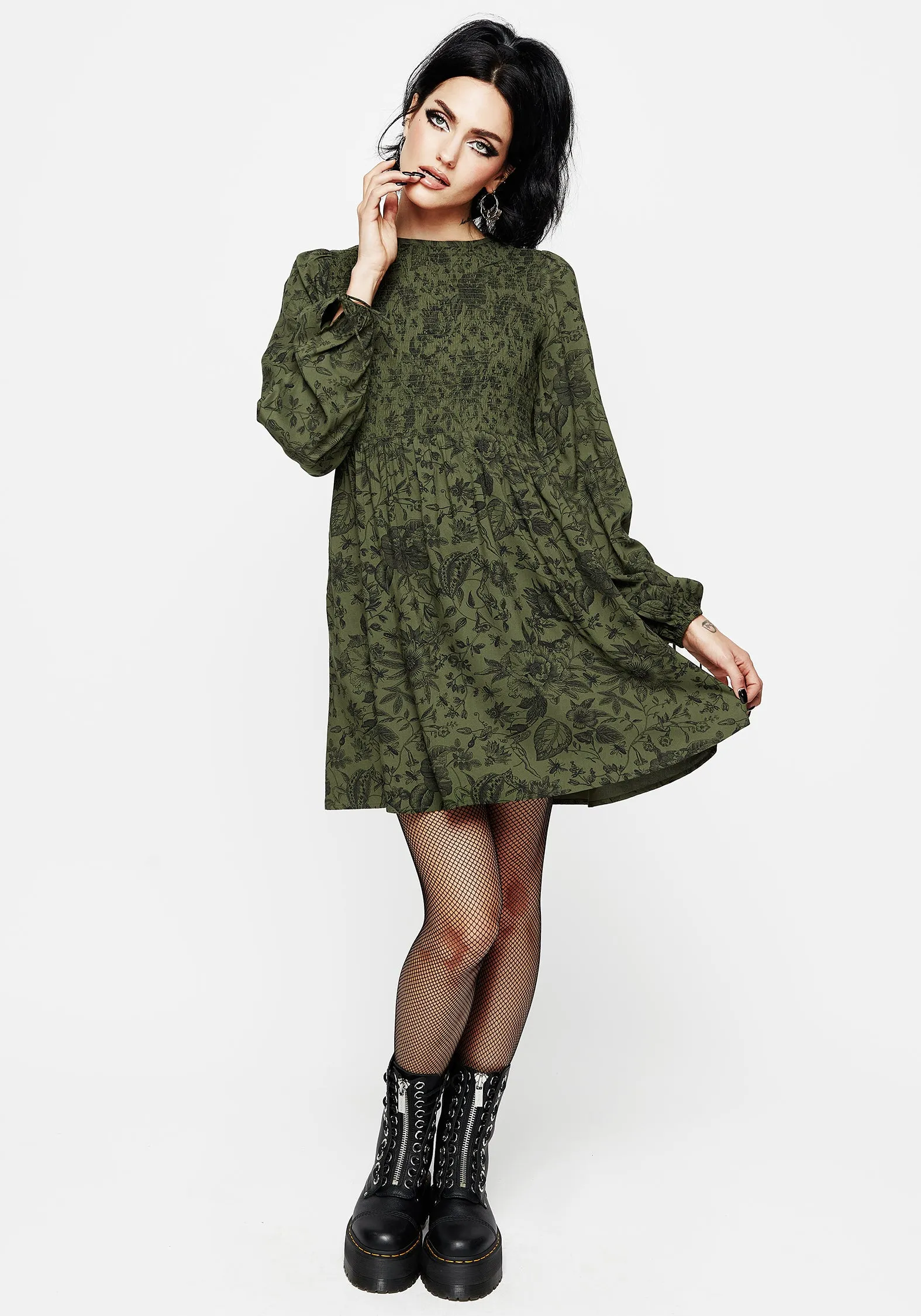 Meadowflowers Floral Print Mini Dress Multi Way Tying Option Urban Pop