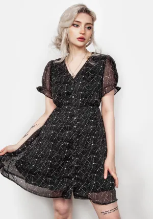 Spectral Button Up Dress Modern Muse