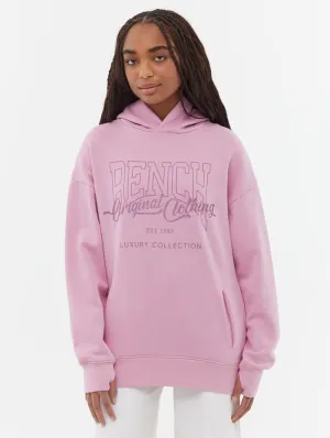 Timeless Wear Love Core Theda Athletic Logo Oversize Hoodie