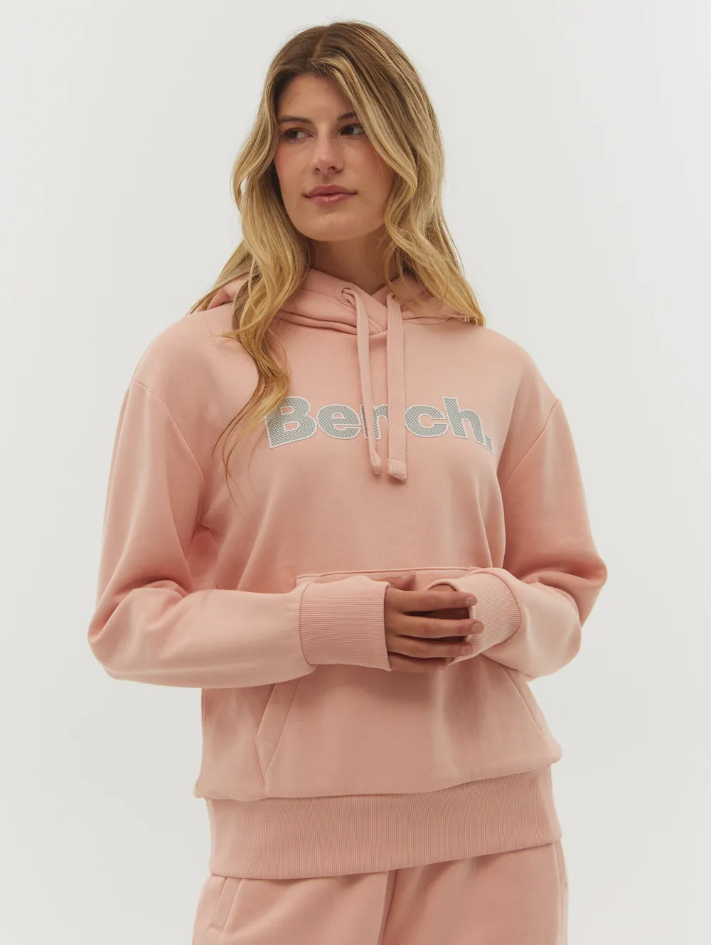 Lias Outline Logo Hoodie Soft Jersey Party Guest