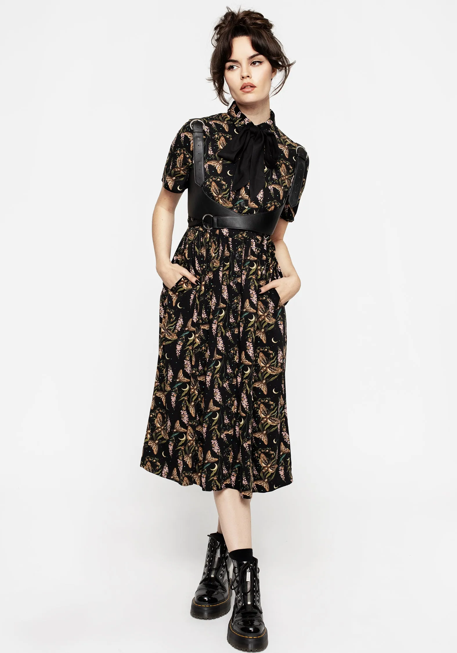 Atropos Midi Shirt Dress VIP Area Feminine Vibe