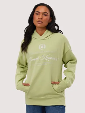 GentleWaistband Contessa Script Graphic Oversize Hoodie