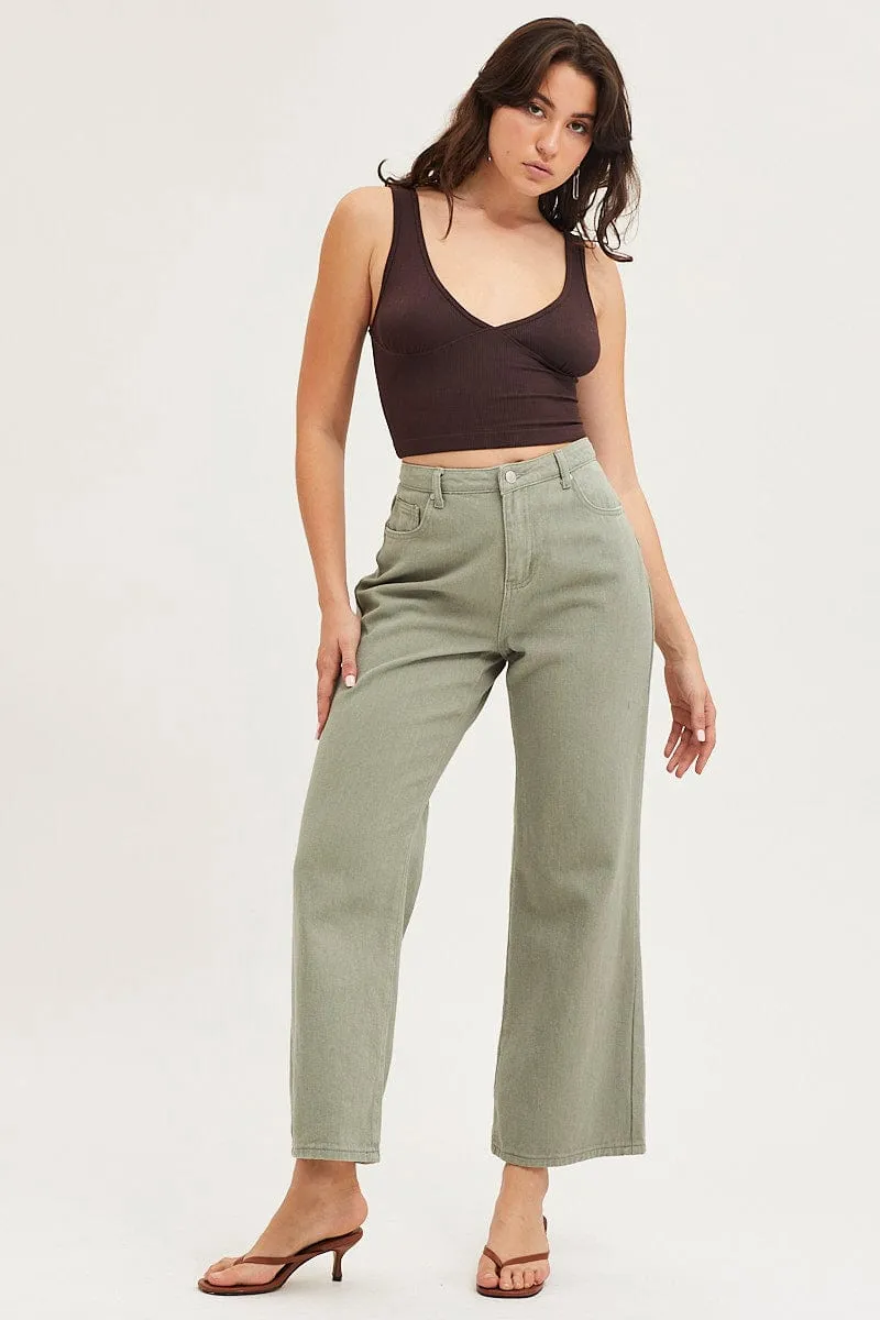 Fall Mood Cozy Style Brown Tank Top Sleevelss Seamless