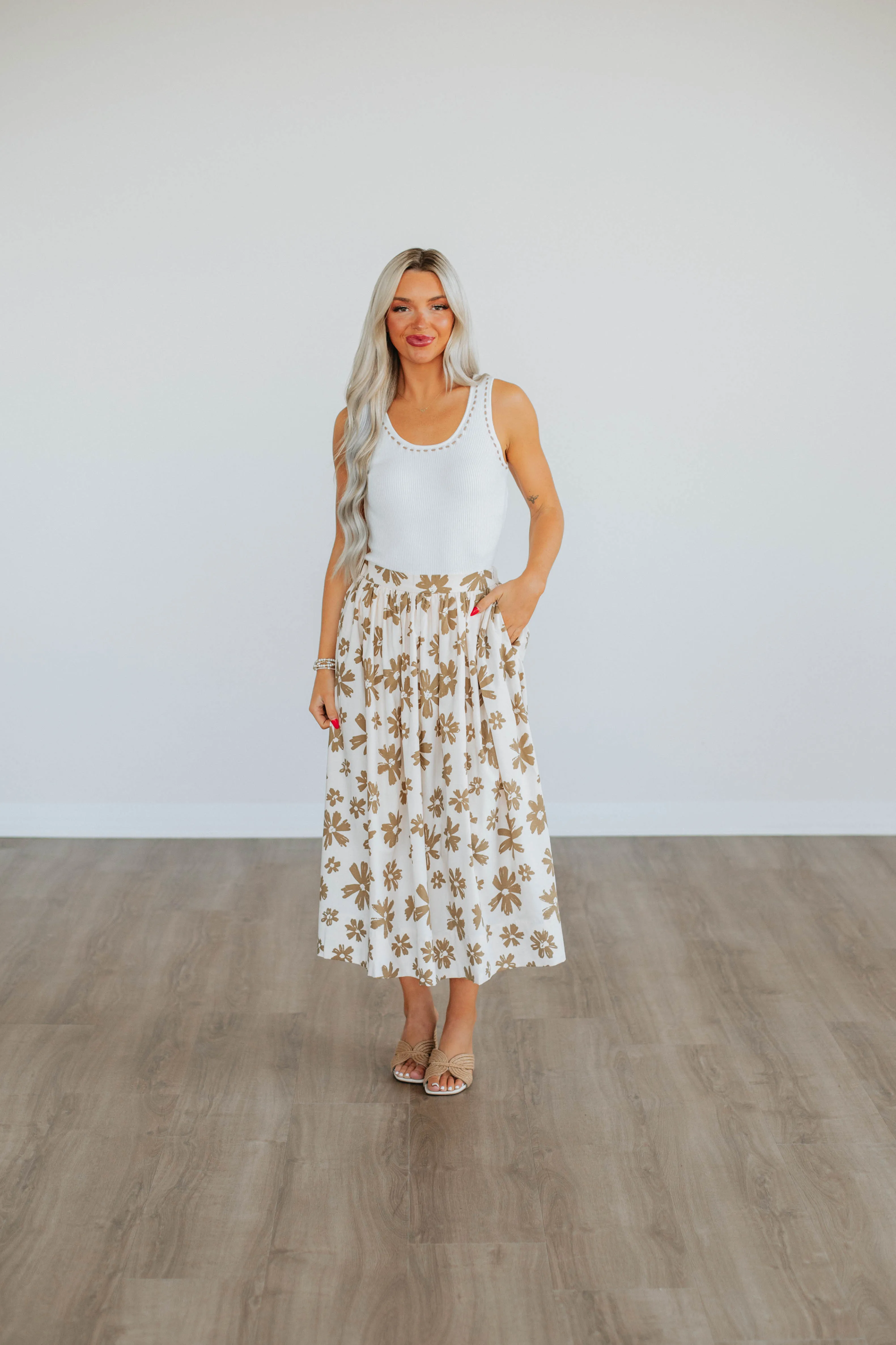 Minimal Fit Lehni Ribbed Tank - Ivory