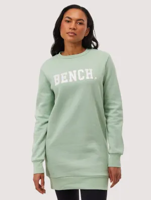 Urlenne Collegiate Logo Crew Neck Sweatshirt Dress Student Cool Reflective Safety Accents