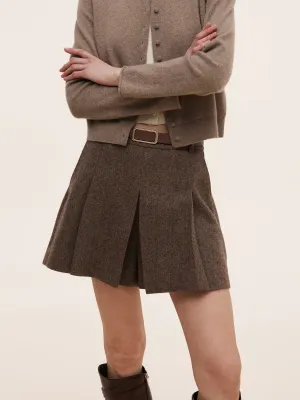100% Washable Wool Women Culotte Skirt beachy vibe Bright Colors