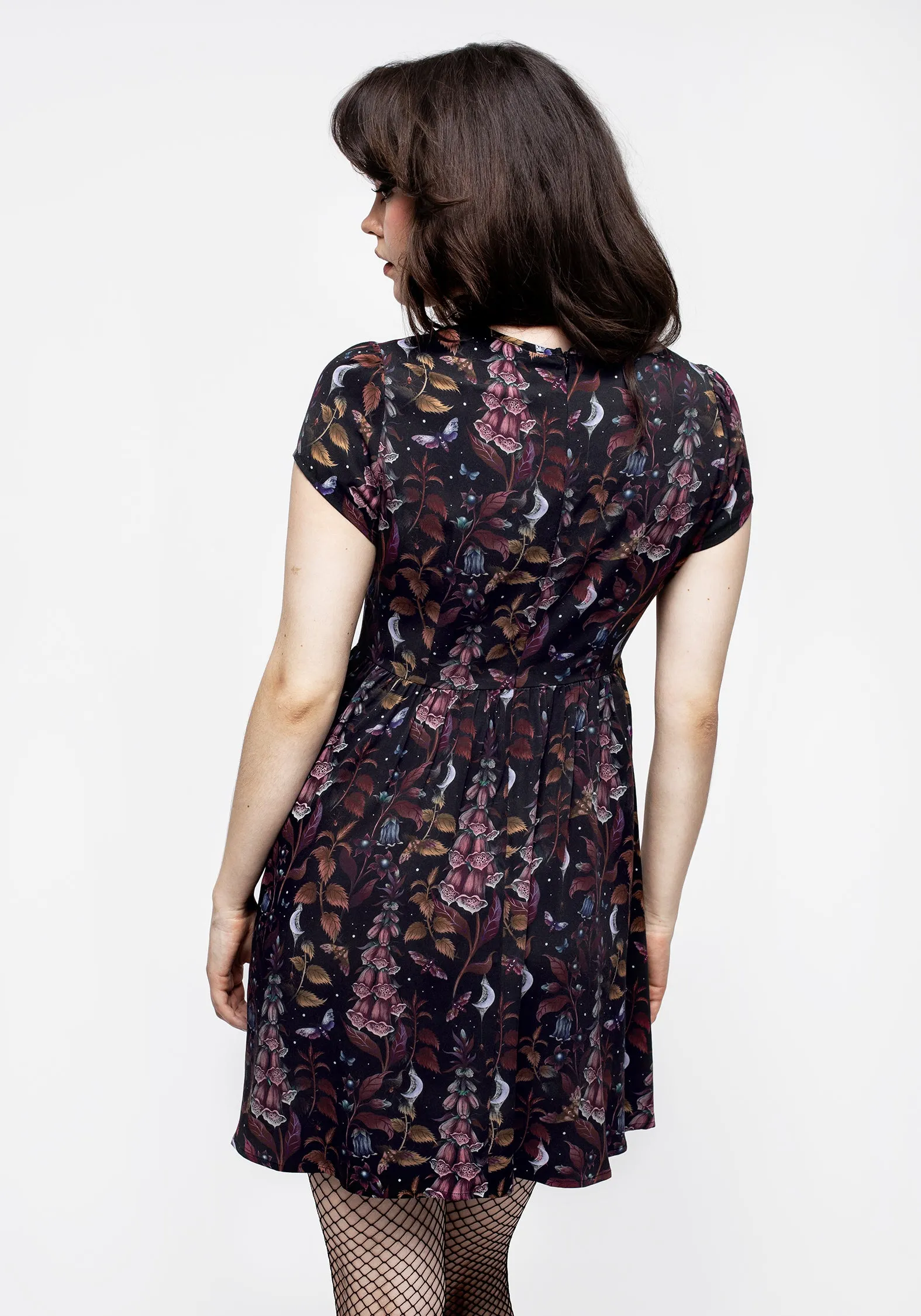 Star Look Foxglove Mini Skater Dress