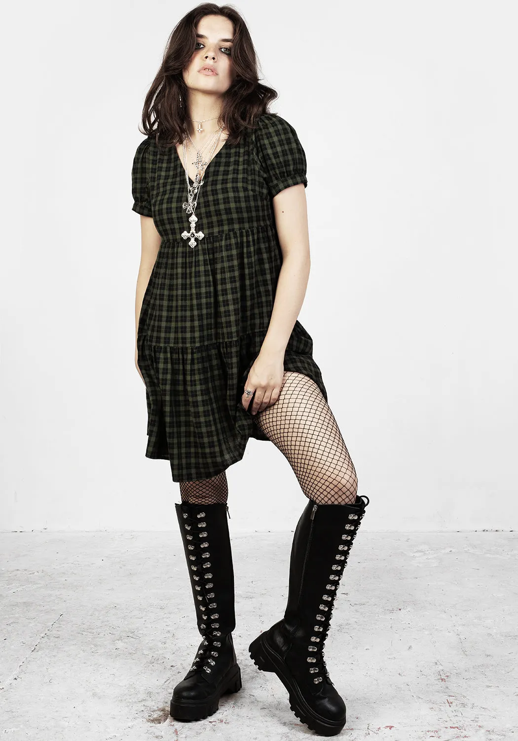 Dressy Cool Terra Mini Smock Dress