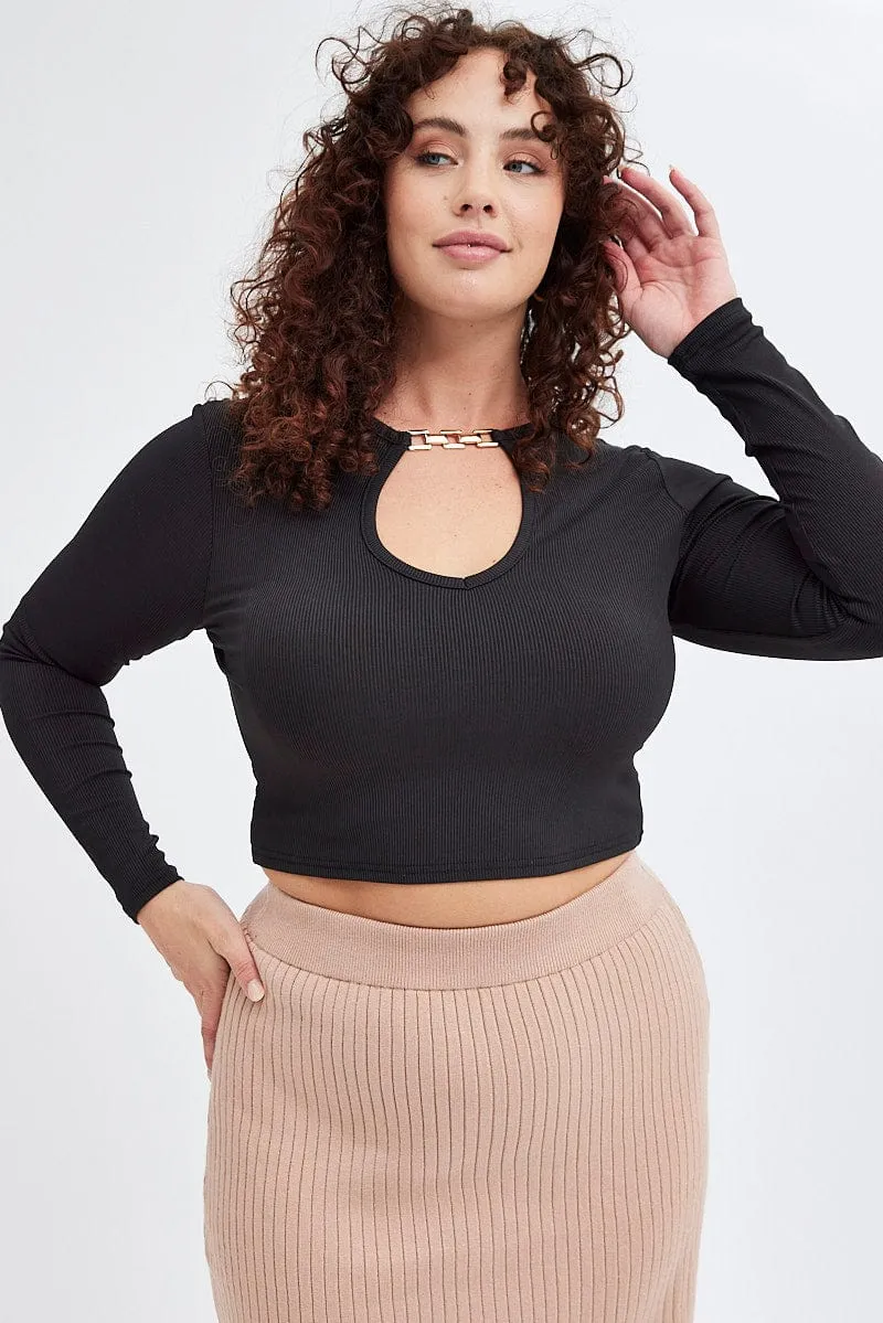 Crisscross Details Flared hem Beige Knit Skirt Elastic Waist Midi Flare Rib