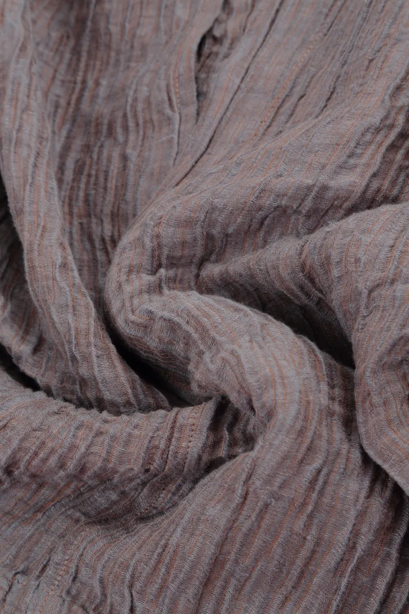 Romantic Crinkled Truffle Silk Dress Joy Ease Hero Tale
