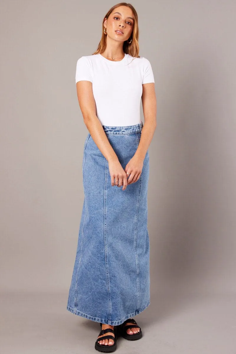 MultiPocket Design Trendy Trousers White Bodysuit Short Sleeve Crew Neck Seamless