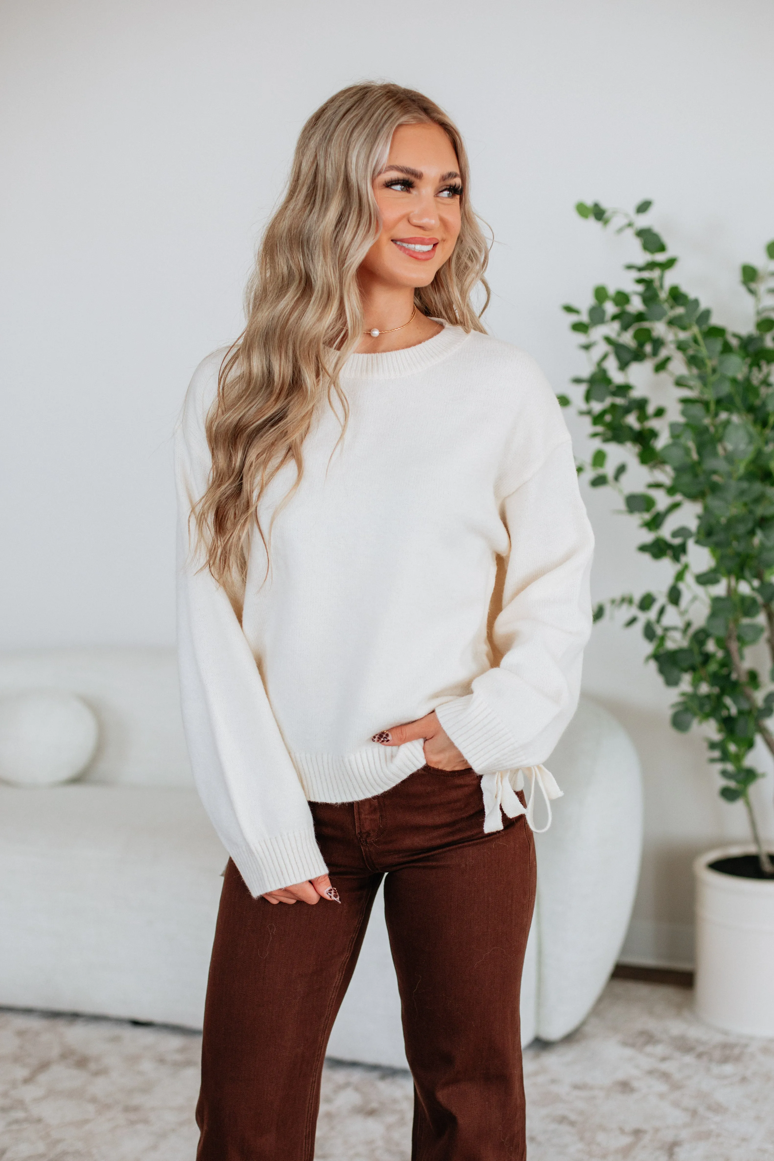 Venezia Sweater fuzzy texture