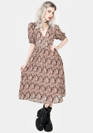 High impact Rosethorn Corset Midi Dress