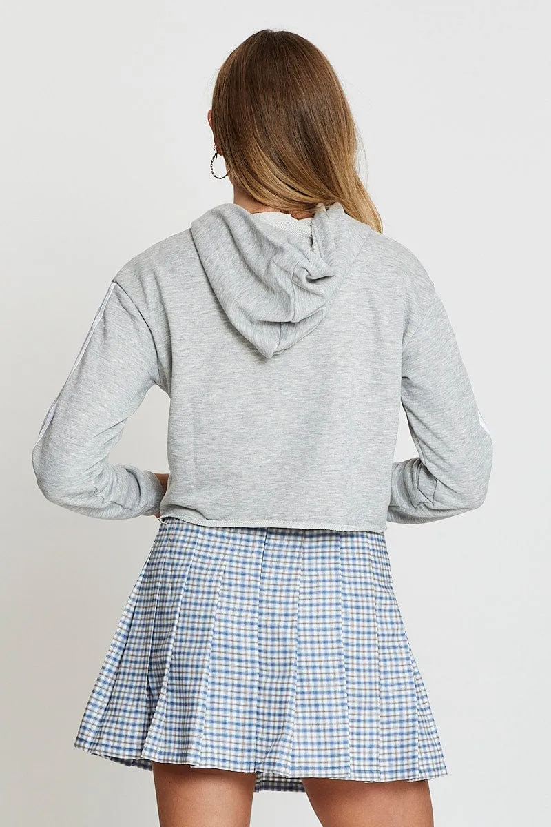 Neat Fit Check Pleated Skirt Mini Tennis