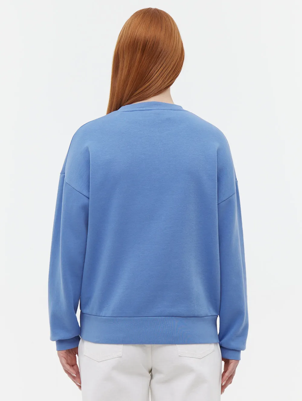 AllSeasonWear Green Fit Rilo Tonal Logo Crew Neck Sweatshirt