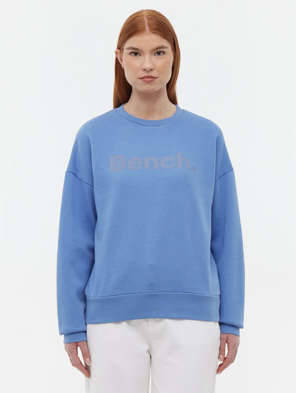 Rilo Tonal Logo Crew Neck Sweatshirt SmoothZipper Trendy Trousers