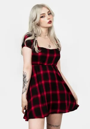 Pennyroyal Red Check Dress Sexy Soul