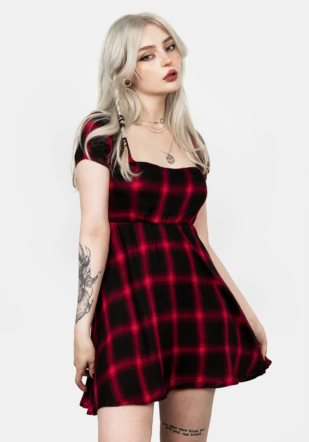 Pennyroyal Red Check Dress Sexy Soul