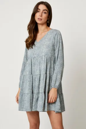 Classic Look Stream Fit Print Skater Dress