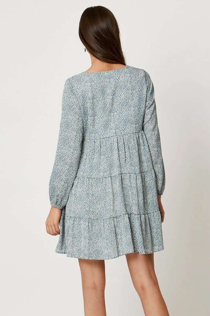 Print Skater Dress Roomy Design Beach Ready