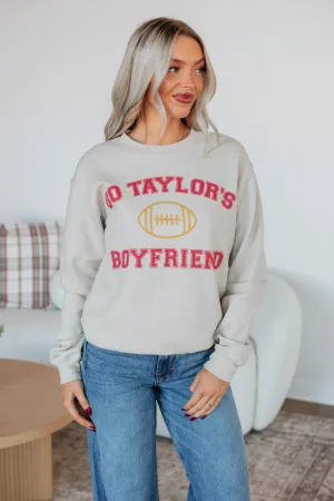 Go Taylor's Boyfriend Crewneck Trendy Trousers Silent Mood