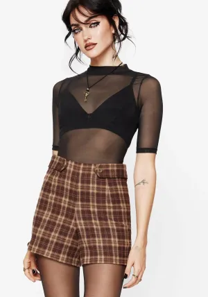 Milo Check Shorts artisanal quality