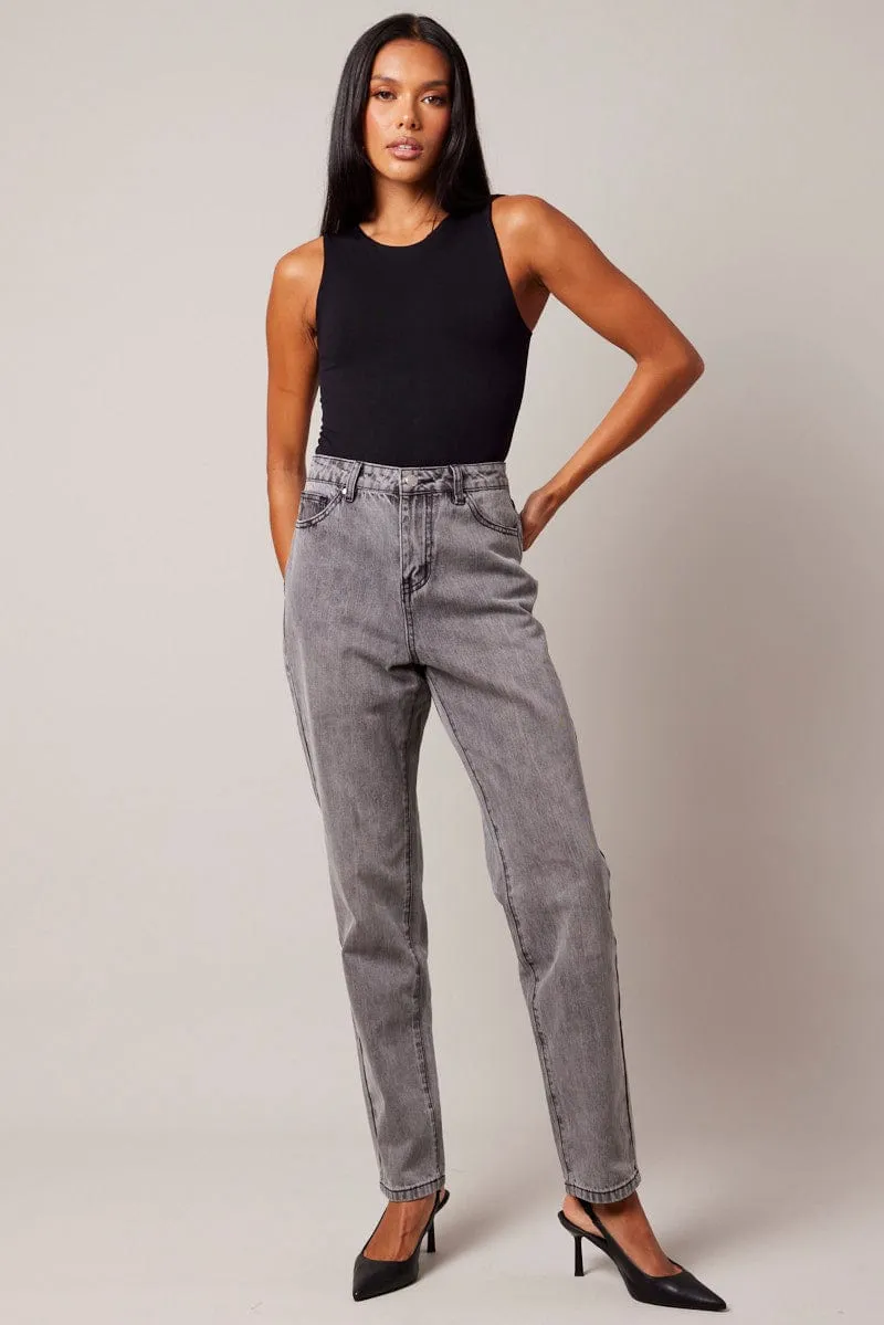 Black Bodysuit Sleeveless Crew Neck Seamless StretchWaistband Cozy Cardigan