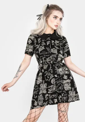 Comfortable fit mini Bar Scene Heresy Mini Shirt Dress