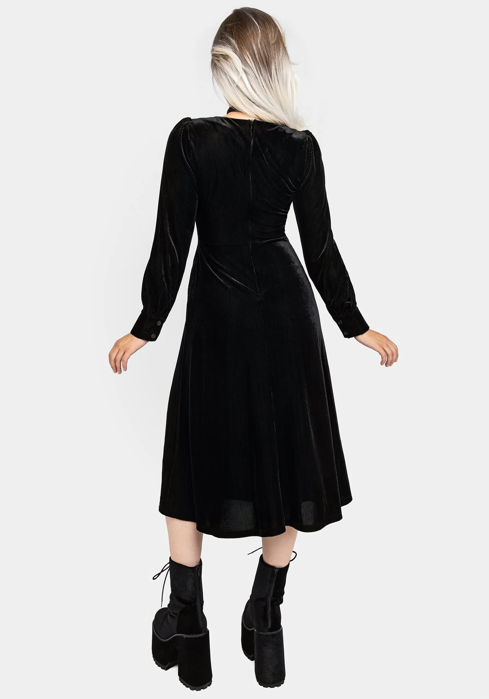 Legacy Zip Front Midi Dress Smart Chic Comfortable daytime dress