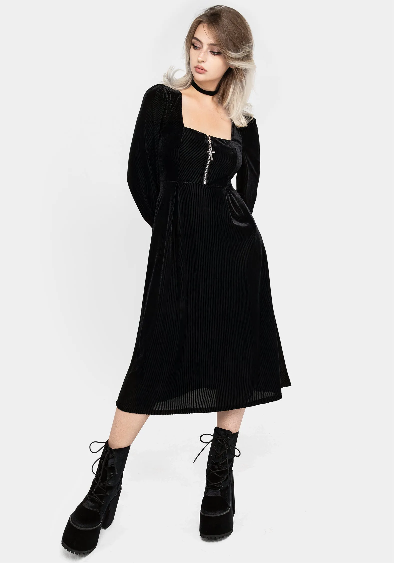 Legacy Zip Front Midi Dress Style Easy Weekend Ready