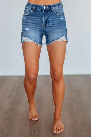 TaglessLabeling All Purpose Utility Fit Venice Risen Shorts - Dark Wash