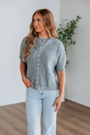 Auden Sweater Top - Heather Grey Breathable Layer Smart Wear