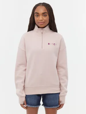 Huntley Quarter Zip Funnel Neck Sweatshirt Outdoor Jacket Flexible Joints