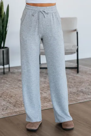 Travel Essential Kirsten Lounge Pants - Heather Grey
