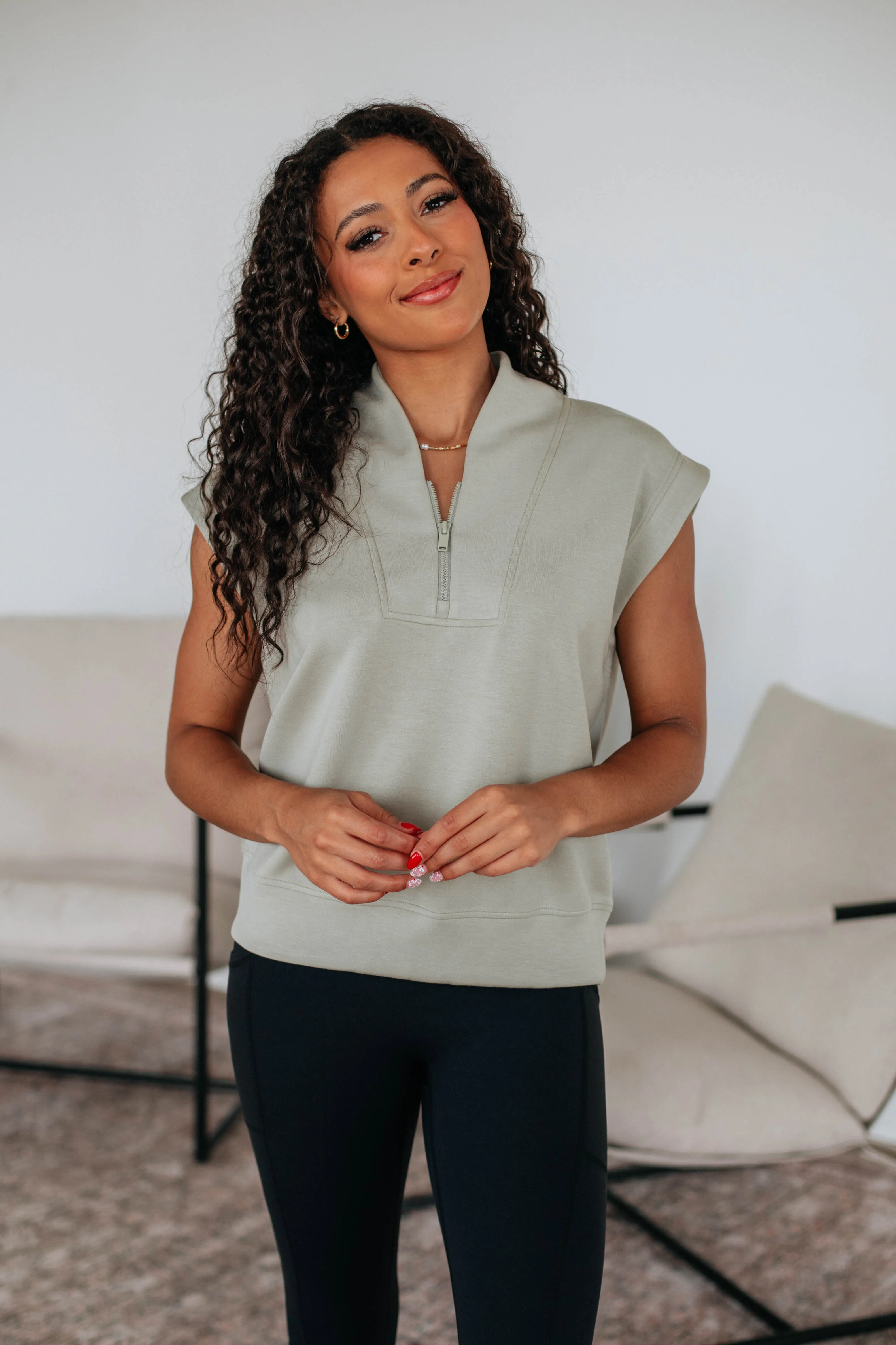 Mariyah Quarter-Zip Pullover Weather Guard