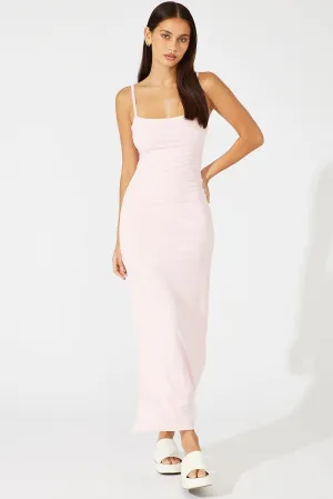 Perfect for warmer months this dress provides a light and breezy fit without sacrificing style Pink Supersoft Slim Fit Maxi Dress