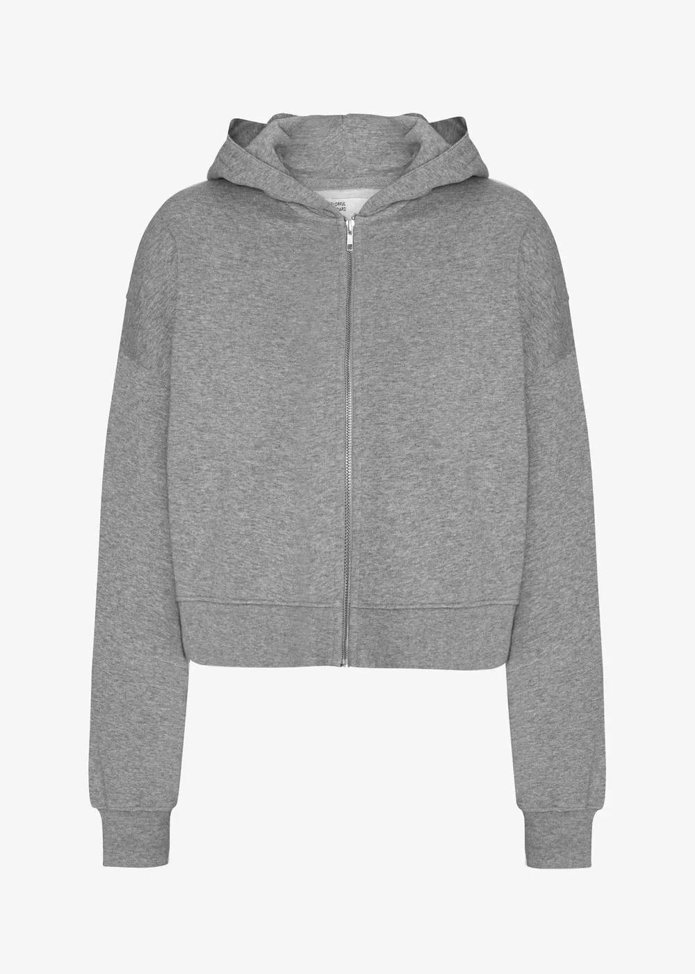 Functional Design product couple connection Organic Crop Zip Hoodie