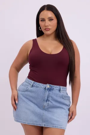 Lightweight Material Denim Superfade 5 Pocket Mini Skirt