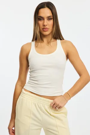 CompactPackability White Tank Sleeveless
