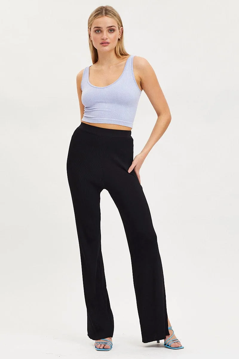 Purple Tank Crop Top Seamless ZeroRestrictionMobility