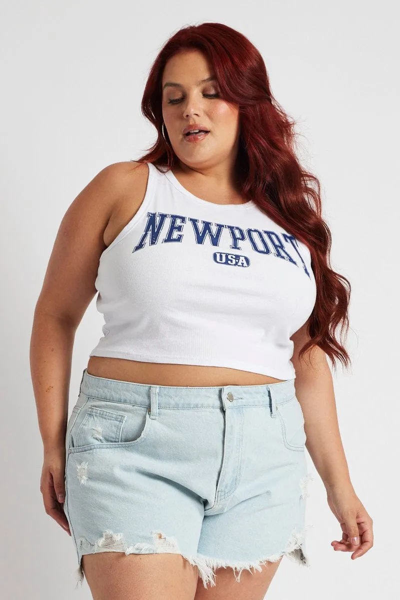 Denim Relaxed Denim Shorts High Rise Flexible Apparel