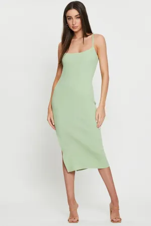 Green Knit Dress Bodycon OdorControl Treatment Energy Mood