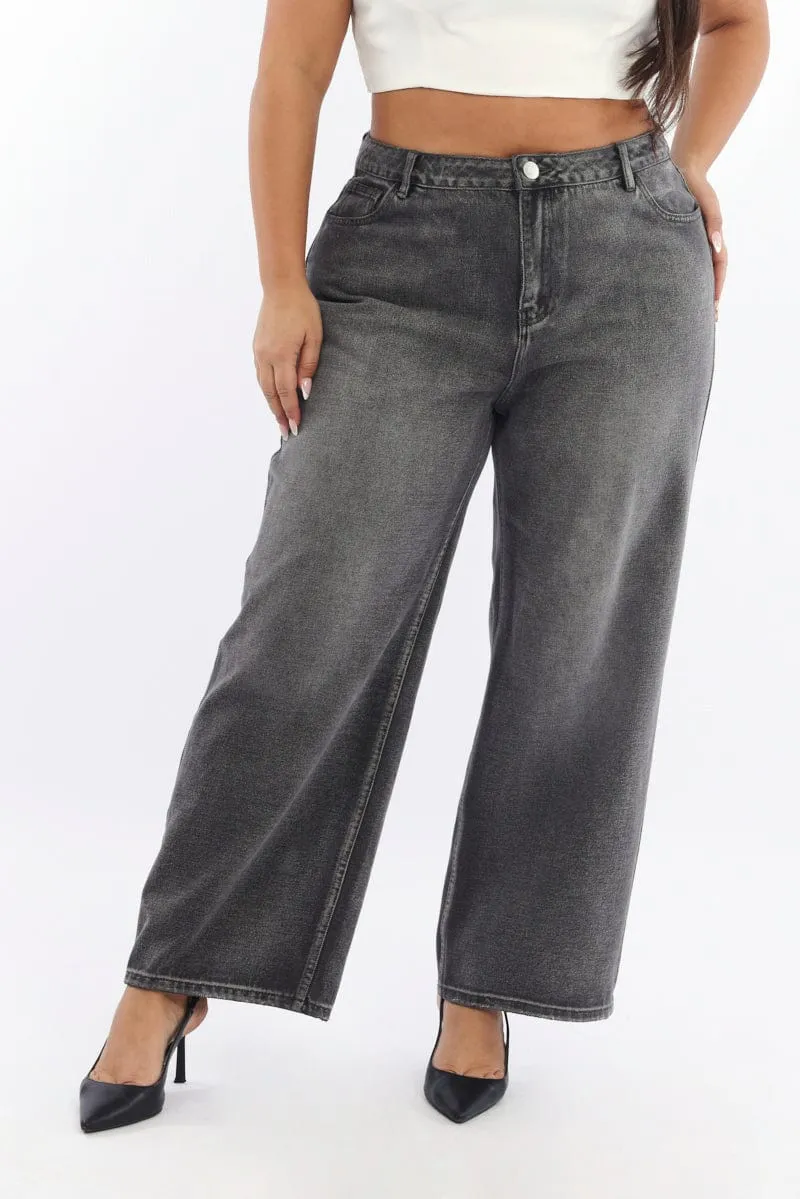 Grey Barrel Jeans High Rise Street Smart