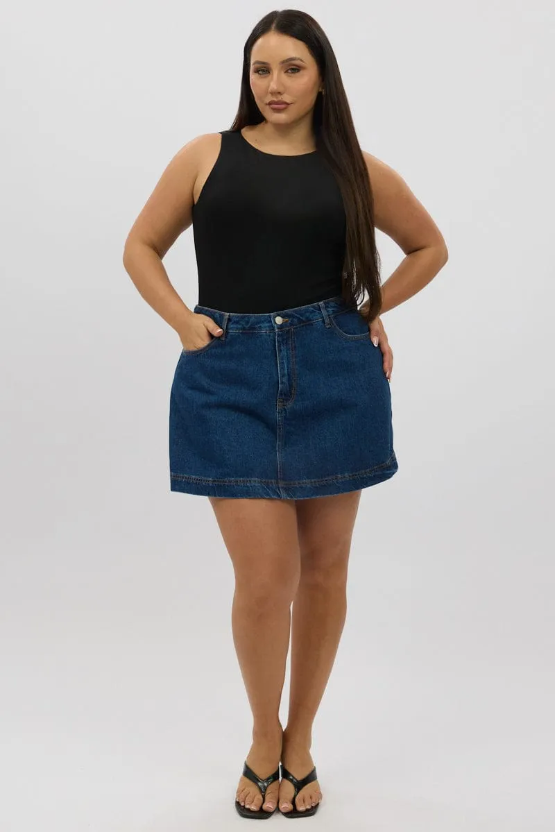 Black Bodysuit Sleeveless Boat Neck Modal Soft Sweater