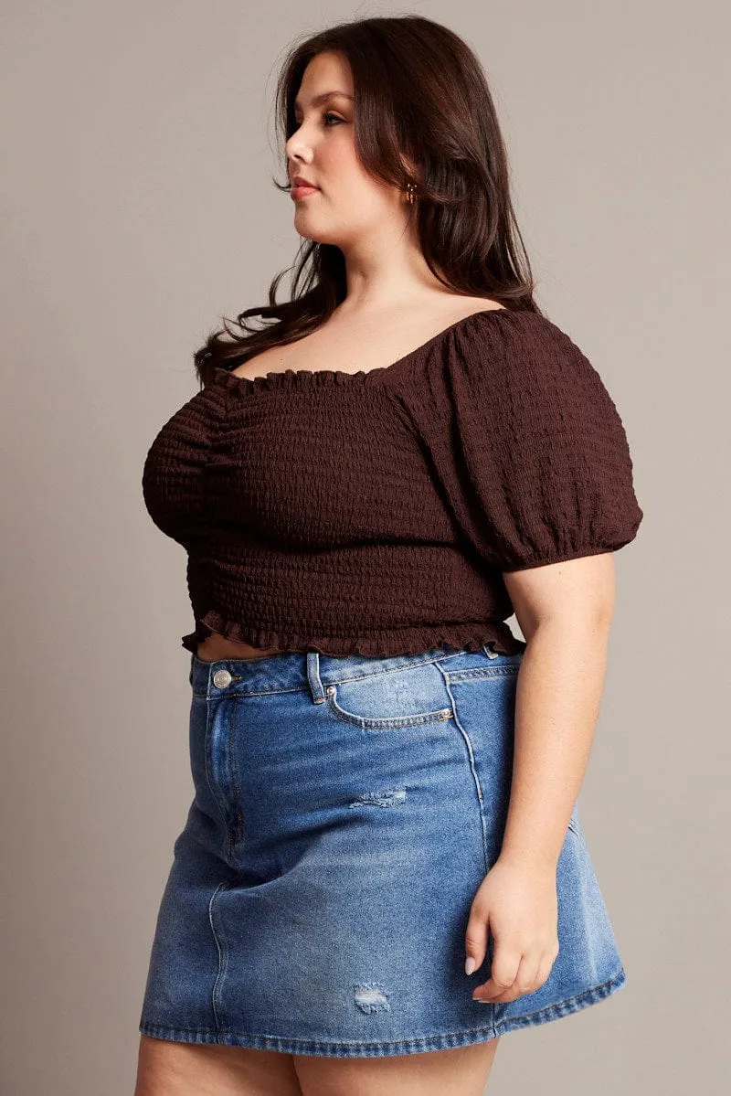 Denim Distressed Mini Skirt Stylish Vibe