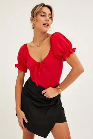 Black Mini Skirt Wrap Front Thermal Regulating