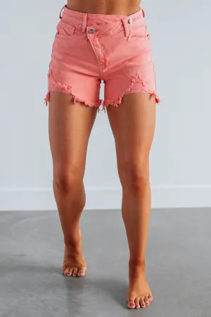 Aliyah Risen Shorts - Peach Blossom Everyday Comfort